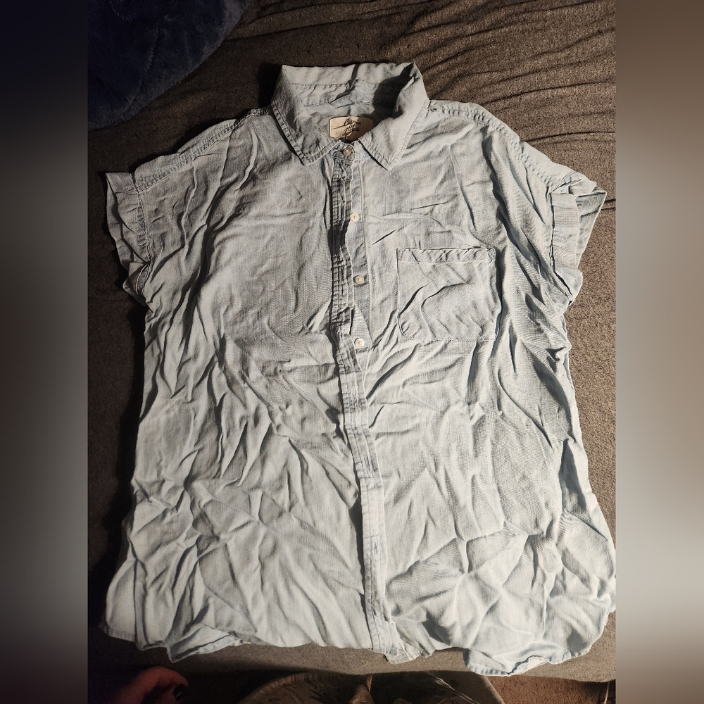 Light Blue Button Shirt
